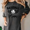 Custom Baseball Mom Number 18 Heart For Mom Women's Comfort Colors T-Shirt Pepper Custom Baseball Mom Number 18 Heart For Mom Women's Comfort Colors T-Shirt Pepper