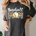 Cute Baseball Mom Leopard Print Mom For Mother's Day Women's Comfort Colors T-Shirt Pepper Cute Baseball Mom Leopard Print Mom For Mother's Day Women's Comfort Colors T-Shirt Pepper