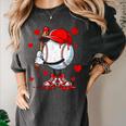 Cute Dripping Baseball Lover Valentines Day Boys Kids Women's Comfort Colors T-Shirt Pepper Cute Dripping Baseball Lover Valentines Day Boys Kids Women's Comfort Colors T-Shirt Pepper
