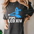 Da Pope Leo XIV Baseball Women's Comfort Colors T-Shirt Pepper