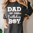 Dad Of The Birthday Boy Baseball Bday Family Women's Comfort Colors T-Shirt Pepper Dad Of The Birthday Boy Baseball Bday Family Women's Comfort Colors T-Shirt Pepper