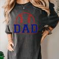 Dad Of Rookie 1st Birthday Baseball Boy Family Matching Women's Comfort Colors T-Shirt Pepper Dad Of Rookie 1st Birthday Baseball Boy Family Matching Women's Comfort Colors T-Shirt Pepper
