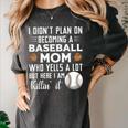 I Didn't Plan On Becoming a Baseball Mom Mother's Day Women's Comfort Colors T-Shirt Pepper
