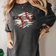 Distressed Baseball Mom Women's Comfort Colors T-Shirt Pepper Distressed Baseball Mom Women's Comfort Colors T-Shirt Pepper