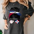 Dominican Baseball Mom Dominican Baseball Girl Women's Comfort Colors T-Shirt Pepper Dominican Baseball Mom Dominican Baseball Girl Women's Comfort Colors T-Shirt Pepper