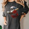 Dominican Republic Santa Christmas Baseball Beisbol Women's Comfort Colors T-Shirt Pepper Dominican Republic Santa Christmas Baseball Beisbol Women's Comfort Colors T-Shirt Pepper