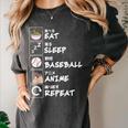 Eat Sleep Baseball Anime Repeat Japanese Otaku Women's Comfort Colors T-Shirt Pepper Eat Sleep Baseball Anime Repeat Japanese Otaku Women's Comfort Colors T-Shirt Pepper