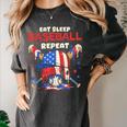 Eat Sleep Baseball Repeat Ice Cream Drip Crossed Bats Women's Comfort Colors T-Shirt Pepper Eat Sleep Baseball Repeat Ice Cream Drip Crossed Bats Women's Comfort Colors T-Shirt Pepper
