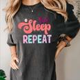 Eat Sleep Baseball Repeat Baseball Moms Women's Comfort Colors T-Shirt Pepper Eat Sleep Baseball Repeat Baseball Moms Women's Comfort Colors T-Shirt Pepper