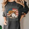 Faith Family Freedom Patriotic Christian Baseball Game Day Women's Comfort Colors T-Shirt Pepper Faith Family Freedom Patriotic Christian Baseball Game Day Women's Comfort Colors T-Shirt Pepper