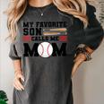 My Favorite Son Calls Me Mom Baseball Mom Women's Comfort Colors T-Shirt Pepper My Favorite Son Calls Me Mom Baseball Mom Women's Comfort Colors T-Shirt Pepper