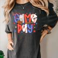 Game Day Baseball Lover Field Day Men Women Kid Women's Comfort Colors T-Shirt Pepper Game Day Baseball Lover Field Day Men Women Kid Women's Comfort Colors T-Shirt Pepper