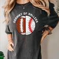 Grammy Of Ballers Football Baseball Grandma Grammy Women's Comfort Colors T-Shirt Pepper Grammy Of Ballers Football Baseball Grandma Grammy Women's Comfort Colors T-Shirt Pepper