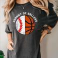 Granny Of Ballers Baseball Basketball Grandma Granny Women's Comfort Colors T-Shirt Pepper Granny Of Ballers Baseball Basketball Grandma Granny Women's Comfort Colors T-Shirt Pepper
