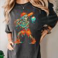 Halloween Baseball Skeleton Ice Cream Drip Baseball Boys Kid Women's Comfort Colors T-Shirt Pepper Halloween Baseball Skeleton Ice Cream Drip Baseball Boys Kid Women's Comfort Colors T-Shirt Pepper