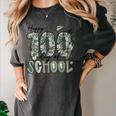 Happy 100th Day Of School Baseball Camo Boys Kids Toddler Women's Comfort Colors T-Shirt Pepper
