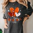 Happy Valentines Day Basketball Baseball Football Boys Women's Comfort Colors T-Shirt Pepper Happy Valentines Day Basketball Baseball Football Boys Women's Comfort Colors T-Shirt Pepper