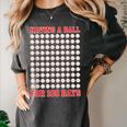 Having A Ball For 100 Days Of School 100th Baseball Women's Comfort Colors T-Shirt Pepper