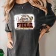 My Heart Is On That Field Baseball Mom Momm Premium Women's Comfort Colors T-Shirt Pepper