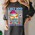 I Hit 100 Days Of School 67 Drip Baseball Boys Kids Women's Comfort Colors T-Shirt Pepper