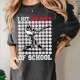 I Hit 100 Days Of School Baseball 100th Day Boys Kids Women's Comfort Colors T-Shirt Pepper I Hit 100 Days Of School Baseball 100th Day Boys Kids Women's Comfort Colors T-Shirt Pepper