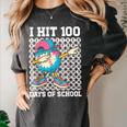 I Hit 100 Days Of School Baseball Ice Cream Drip Boys Girls Women's Comfort Colors T-Shirt Pepper