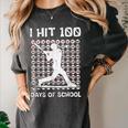 I Hit 100 Days Of School Baseball Player 100th Day Boys Kids Women's Comfort Colors T-Shirt Pepper I Hit 100 Days Of School Baseball Player 100th Day Boys Kids Women's Comfort Colors T-Shirt Pepper