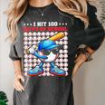 I Hit 100 Days Of School Baseball Player Kids Boys Son Women's Comfort Colors T-Shirt Pepper I Hit 100 Days Of School Baseball Player Kids Boys Son Women's Comfort Colors T-Shirt Pepper