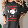 Hit Hard Run Fast Turn Left Baseball Player Premium Tri-Blend Women's Comfort Colors T-Shirt Pepper Hit Hard Run Fast Turn Left Baseball Player Premium Tri-Blend Women's Comfort Colors T-Shirt Pepper