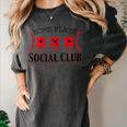 Home Plate Social Club Softball Season Baseball Mom Women's Comfort Colors T-Shirt Pepper Home Plate Social Club Softball Season Baseball Mom Women's Comfort Colors T-Shirt Pepper