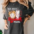 Hot Mess Always Stressed Baseball Mom Women's Comfort Colors T-Shirt Pepper Hot Mess Always Stressed Baseball Mom Women's Comfort Colors T-Shirt Pepper