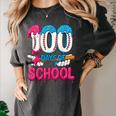 HUGvyn 100 Days Of School Baseball Ice Cream Teacher Student Women's Comfort Colors T-Shirt Pepper