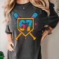 HUGvyn 67 Baseball Ice Cream Drip Six Seven Genz Alpha Slang Women's Comfort Colors T-Shirt Pepper