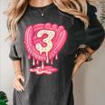 Ice Cream Baseball Glove 3rd Birthday Edition Women's Comfort Colors T-Shirt Pepper Ice Cream Baseball Glove 3rd Birthday Edition Women's Comfort Colors T-Shirt Pepper