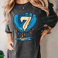 Ice Cream Baseball Glove 7th Birthday Edition Women's Comfort Colors T-Shirt Pepper Ice Cream Baseball Glove 7th Birthday Edition Women's Comfort Colors T-Shirt Pepper