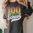 Ice Cream Drip 100 Days Of School Baseball Boys 100th Day Women's Comfort Colors T-Shirt Pepper
