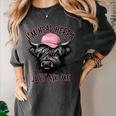 I'm Head Heffa Just Ask Me Bossy Highland Cow Baseball Cap Women's Comfort Colors T-Shirt Pepper I'm Head Heffa Just Ask Me Bossy Highland Cow Baseball Cap Women's Comfort Colors T-Shirt Pepper