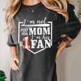 I'm Not Just His Mom I'm His One Fan Proud Baseball Mom Women's Comfort Colors T-Shirt Pepper I'm Not Just His Mom I'm His One Fan Proud Baseball Mom Women's Comfort Colors T-Shirt Pepper