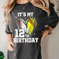 It's My 12th Birthday Baseball Softball Heart 12 Year Old Women's Comfort Colors T-Shirt Pepper It's My 12th Birthday Baseball Softball Heart 12 Year Old Women's Comfort Colors T-Shirt Pepper