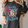 It's My 6th Birthday Baseball Fan Fun Party Celebration Women's Comfort Colors T-Shirt Pepper It's My 6th Birthday Baseball Fan Fun Party Celebration Women's Comfort Colors T-Shirt Pepper