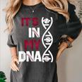 ITS In My DNA Baseball Sport Player Saying Women's Comfort Colors T-Shirt Pepper ITS In My DNA Baseball Sport Player Saying Women's Comfort Colors T-Shirt Pepper