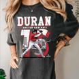 Jarren Duran Boston MLB Baseball Players MLBJDU201M Women's Comfort Colors T-Shirt Pepper
