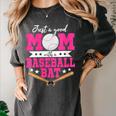 Just A Good Mom With A Baseball Bat Baseball Mom Women's Comfort Colors T-Shirt Pepper Just A Good Mom With A Baseball Bat Baseball Mom Women's Comfort Colors T-Shirt Pepper