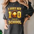 I Just Hit 100 Days Of School Baseball Boys Kids 100th Day Women's Comfort Colors T-Shirt Pepper I Just Hit 100 Days Of School Baseball Boys Kids 100th Day Women's Comfort Colors T-Shirt Pepper