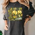 I Just Hit 100 Days Of School Baseball Teacher Boy Girl Kid Women's Comfort Colors T-Shirt Pepper