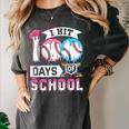 Kids 100 Days Of School Boys 100th Day Baseball Drip Toddler Women's Comfort Colors T-Shirt Pepper