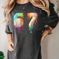 Kids Meme 67 Number Six 6 Seven 7 Ice Cream Drips Baseball Women's Comfort Colors T-Shirt Pepper Kids Meme 67 Number Six 6 Seven 7 Ice Cream Drips Baseball Women's Comfort Colors T-Shirt Pepper