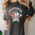 Knock It Outa The Park Baseball Goat Home Run Women's Comfort Colors T-Shirt Pepper Knock It Outa The Park Baseball Goat Home Run Women's Comfort Colors T-Shirt Pepper