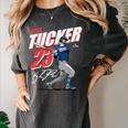 Kyle Tucker Los Angeles D Baseball Players MLBKYT204M Women's Comfort Colors T-Shirt Pepper