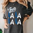 LA Baseball Fan Christmas FA La La Holiday Blue Theme Women's Comfort Colors T-Shirt Pepper LA Baseball Fan Christmas FA La La Holiday Blue Theme Women's Comfort Colors T-Shirt Pepper